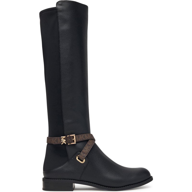 Klassische Stiefel MICHAEL Michael Kors Rachel Flat Boot 40F6RCFB6L Schwarz