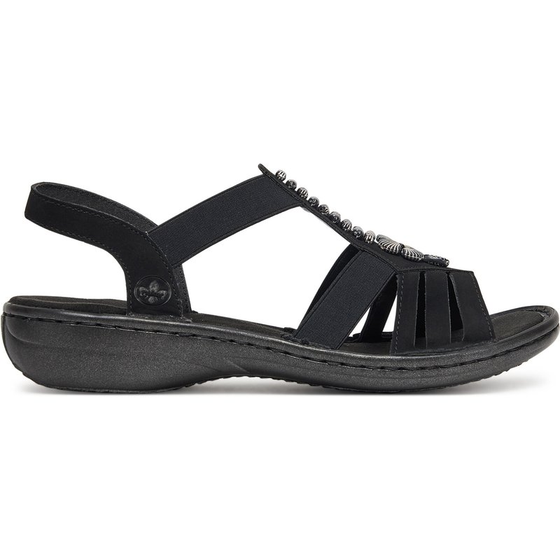 Sandalen Rieker 60806-00 Schwarz