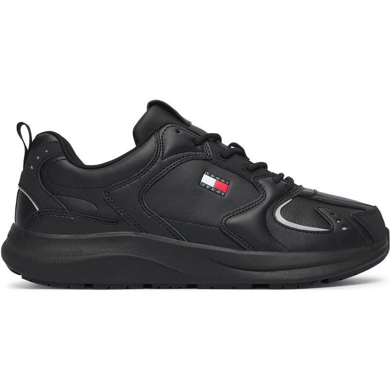 Sneakers Tommy Jeans Tommy Jeans Lth Runner EM0EM01776 Schwarz