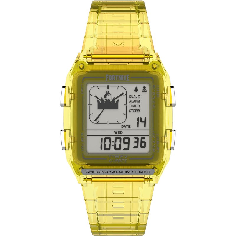 Uhr Timex Q Timex Lca X Fortnite® Chronograph TW2W96600 Gelb