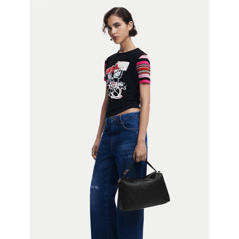 Handtasche Desigual All Mickey Bergamo 25SAXP65 Schwarz