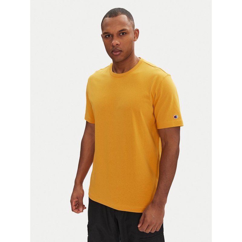 Champion T-Shirt 220761 Gelb Loose Fit