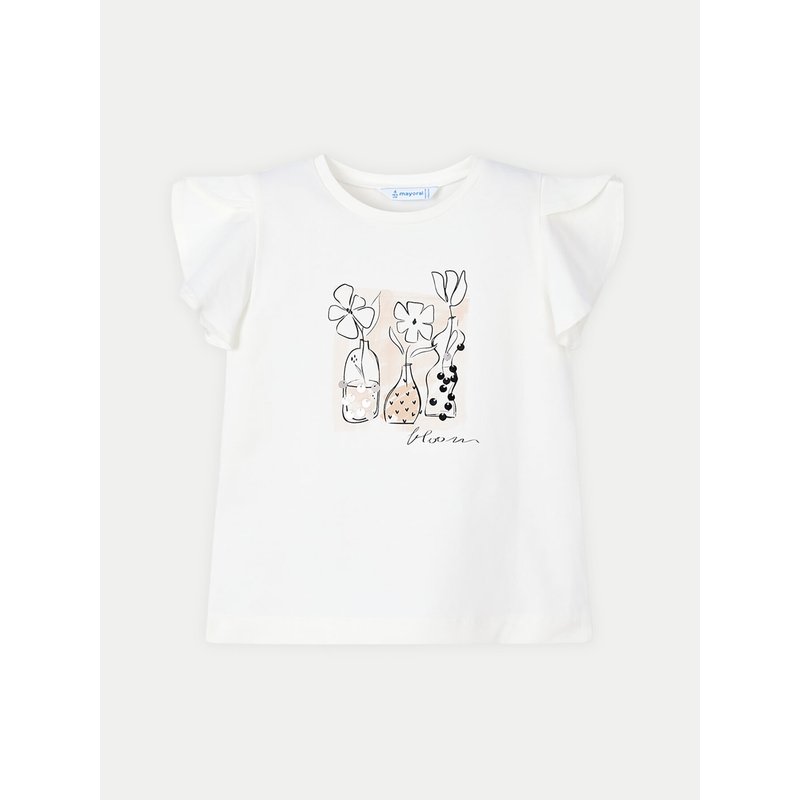Mayoral T-Shirt 3004 Écru Regular Fit