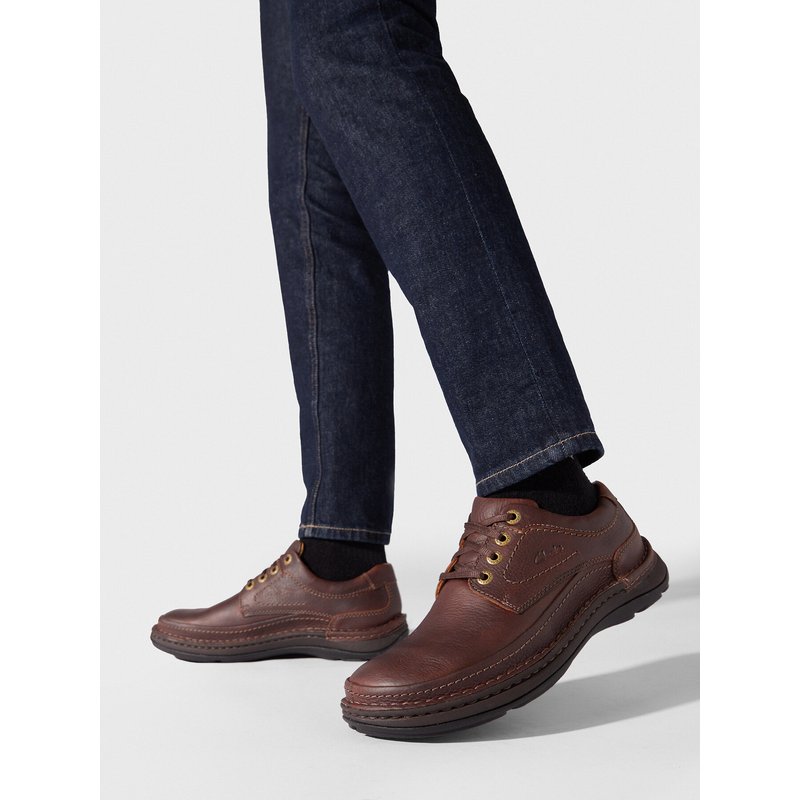 Halbschuhe Clarks Nature Three 203390057 Braun