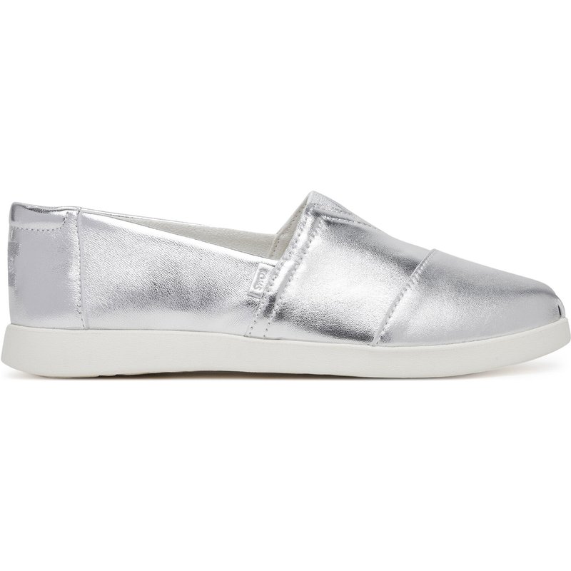 Halbschuhe Toms Alpargata Plus 10021745 Silberfarben