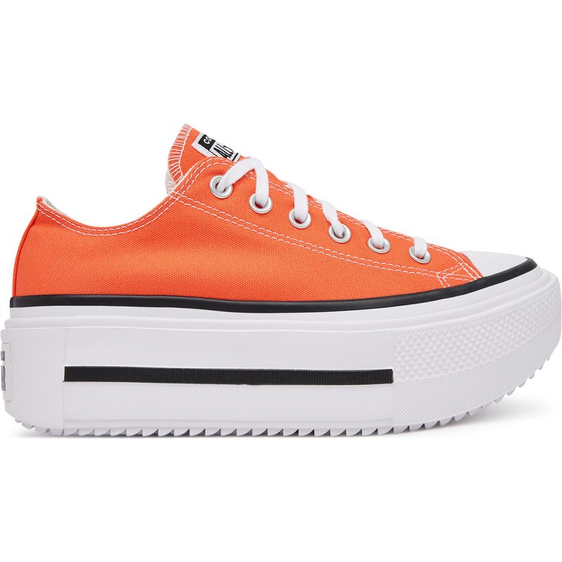 Sneakers aus Stoff Converse Chuck Taylor All Star Lift Double Stack Platform A16284C Rot