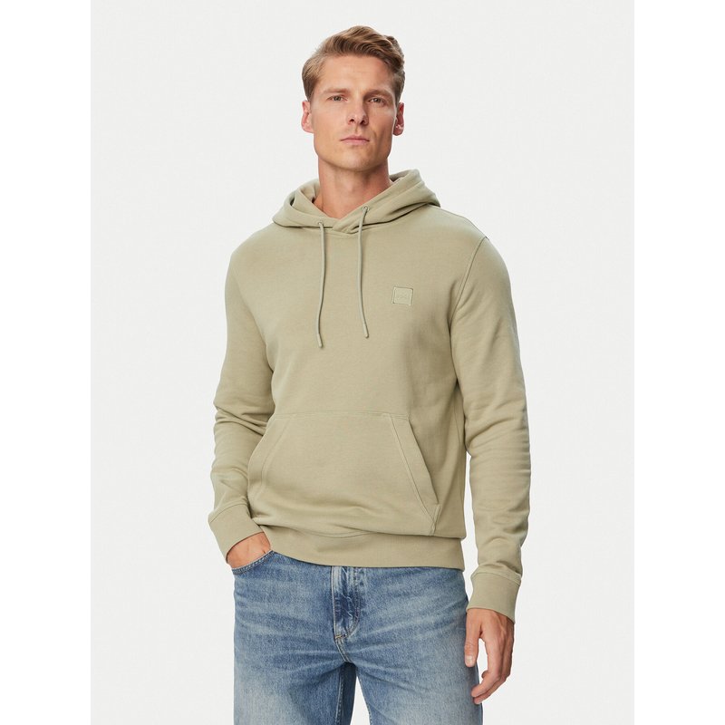BOSS Sweatshirt Wetalk 50509314 Hellgrün Regular Fit