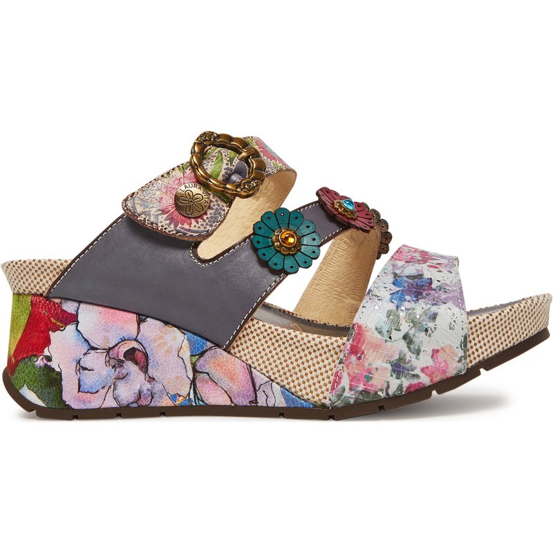 Pantoletten Laura Vita Barry 30 Violett