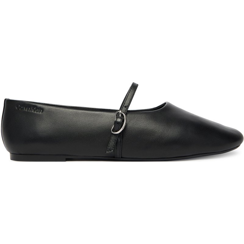 Ballerinas Calvin Klein Oblique Ballerina Mj Lth Hdw HW0HW02847 Schwarz