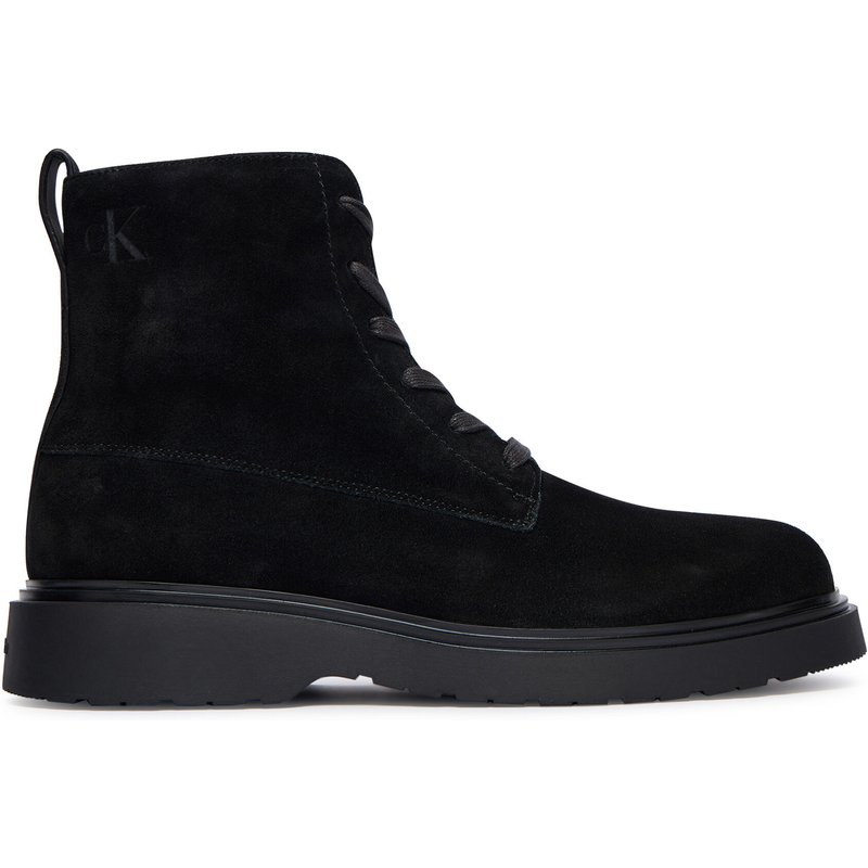 Schnürschuhe Calvin Klein Combat Ess Lace Up Zip Boot Su YM0YM01371 Schwarz