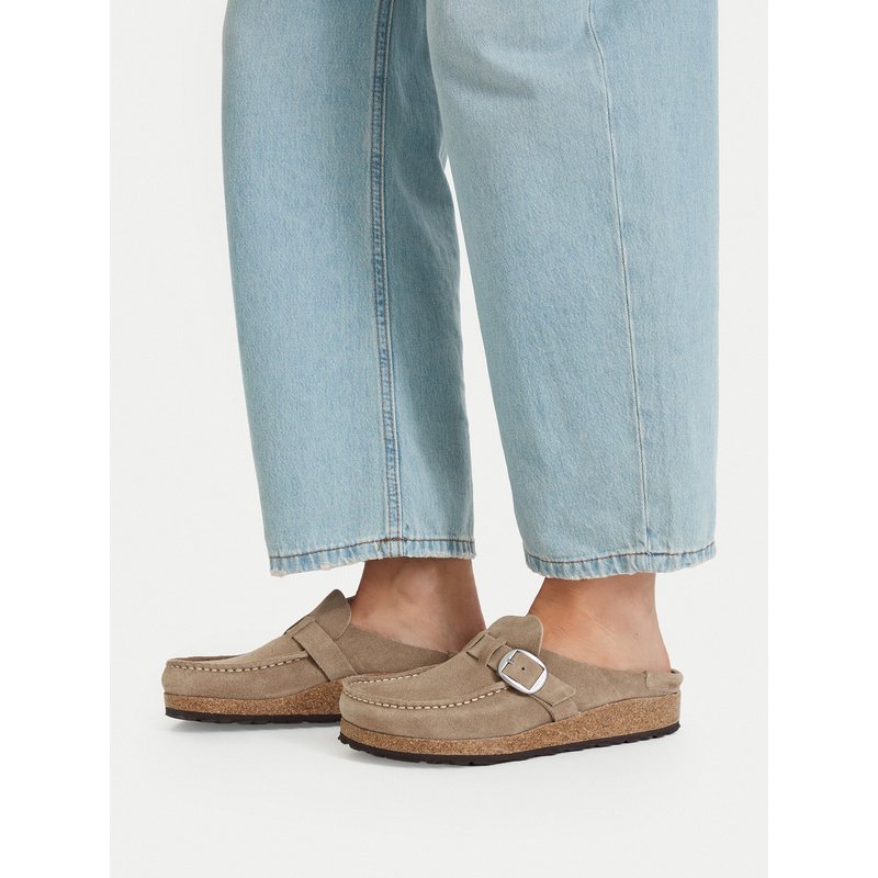 Pantoletten Birkenstock Buckley 1019490 Grau