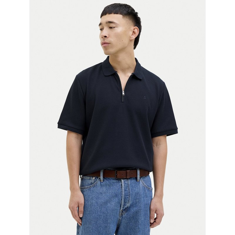 Jack & Jones Poloshirt Austin 12279177 Dunkelblau Regular Fit