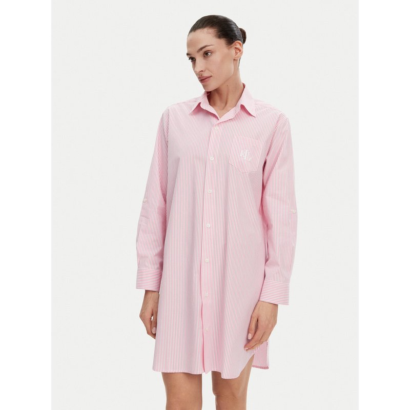 LAUREN RALPH LAUREN Nachthemd ILN32315 Rosa Relaxed Fit