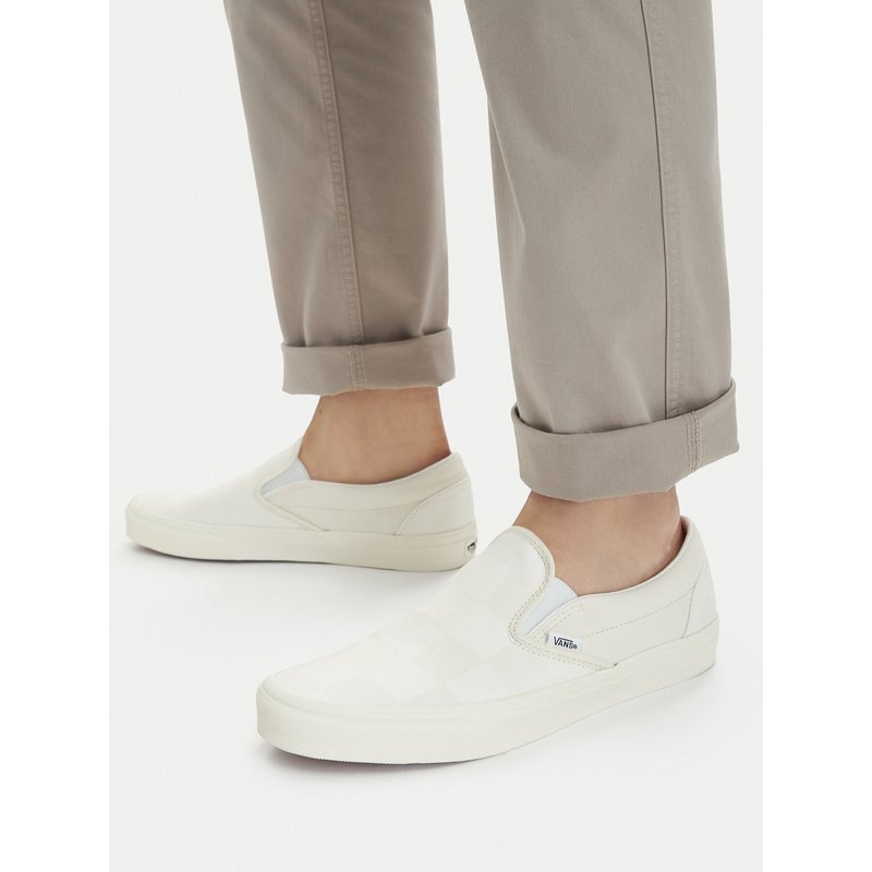 Sneakers aus Stoff Vans Classic Slip-On VN000D5PCJA1 Weiß