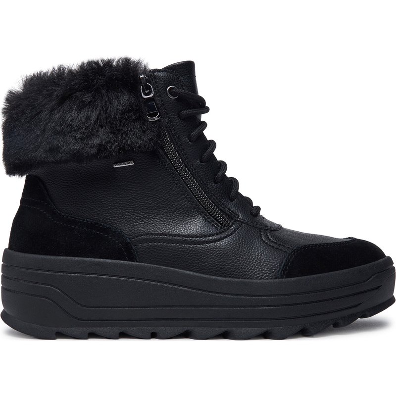Schnürschuhe Geox D46WNB 0FE22 C9999 Schwarz