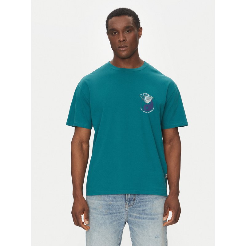 Quiksilver T-Shirt EQYZT08033 Grün Regular Fit