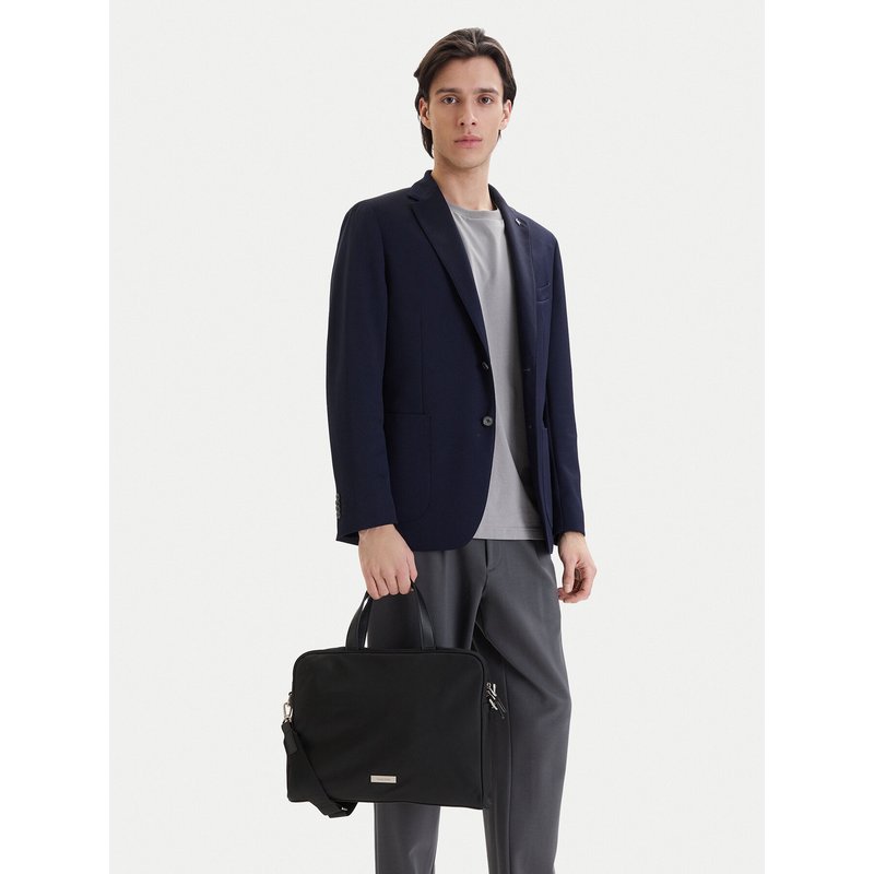 Laptoptasche Calvin Klein Sleek Slim Commuter LV04D3351G Schwarz