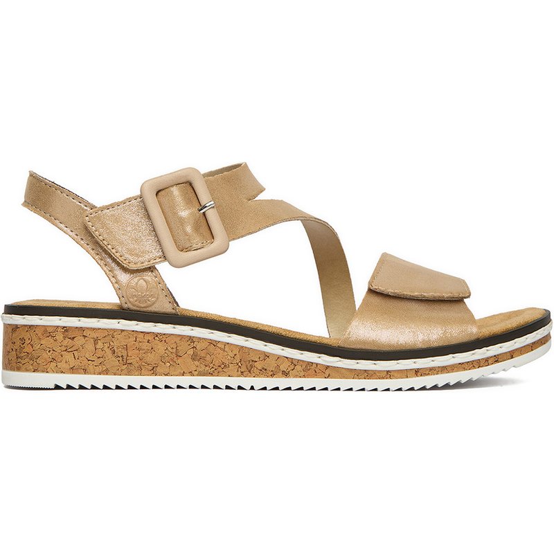 Sandalen Rieker CEO-V3660-61 Goldfarben