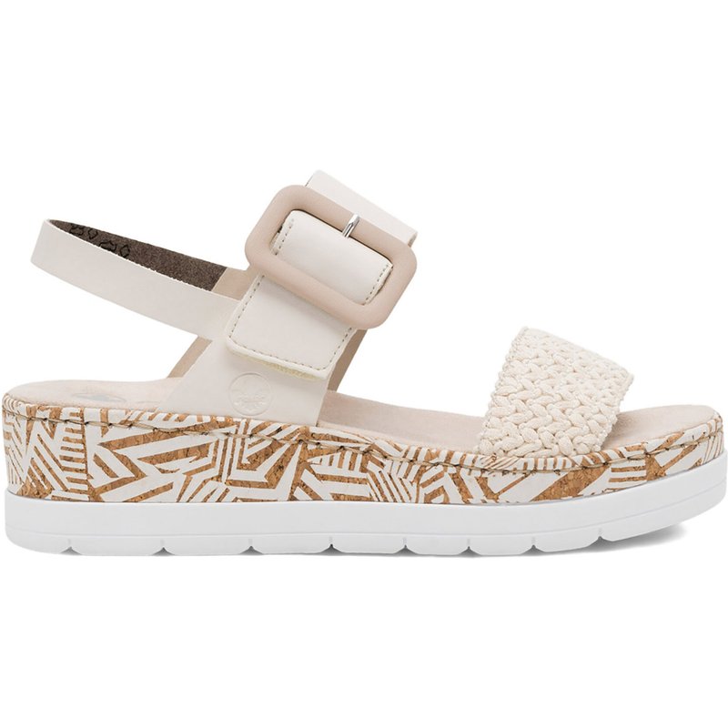 Sandalen Rieker V3950-61 Écru