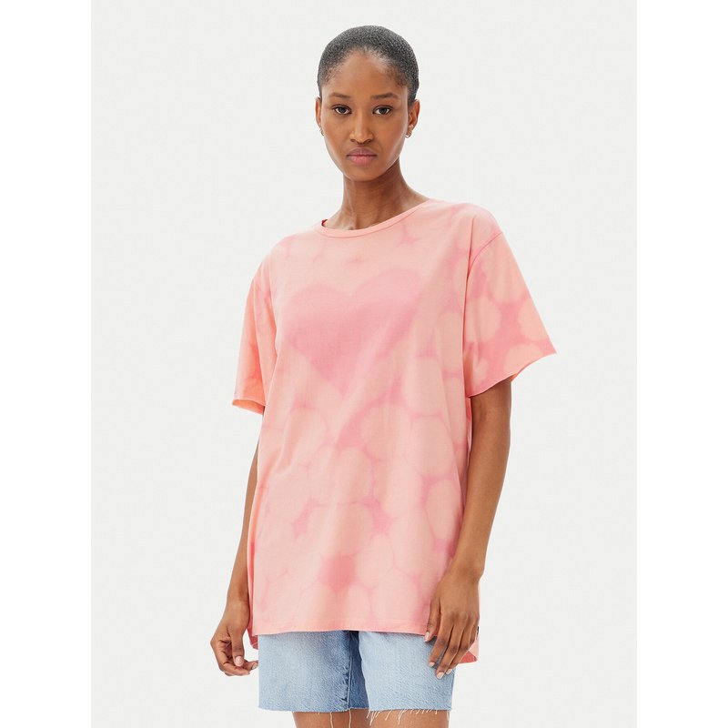 One Teaspoon T-Shirt Love Sweat 26918 Rosa Relaxed Fit