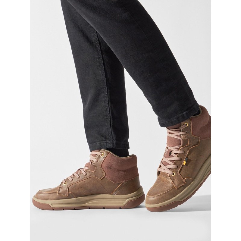 Schnürschuhe CAT Footwear Apa Cush Mid P725849 Braun