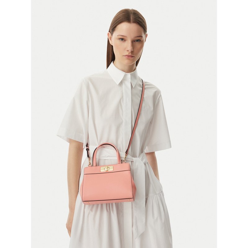 Handtasche Tommy Hilfiger Th Modern Mini Satchel AW0AW18726 Hellrosa
