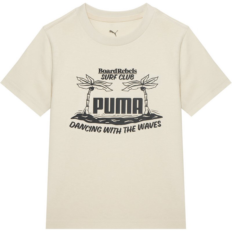 Puma T-Shirt MID90S Graphic 685152 Beige Regular Fit