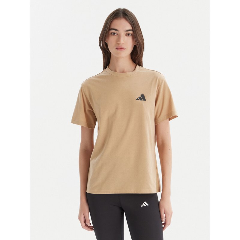 adidas T-Shirt City Tech Summer Graphic JV8600 Beige Regular Fit