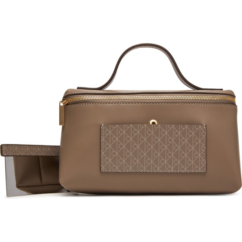 Kosmetiktasche Calvin Klein Emblem Aop Beauty Case Giftset LV04F1102G Braun