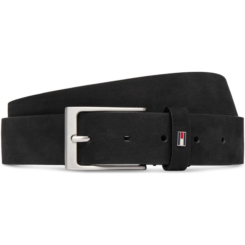 Gürtel Tommy Hilfiger Layton 3.5 Nubuck AM0AM15047 Schwarz