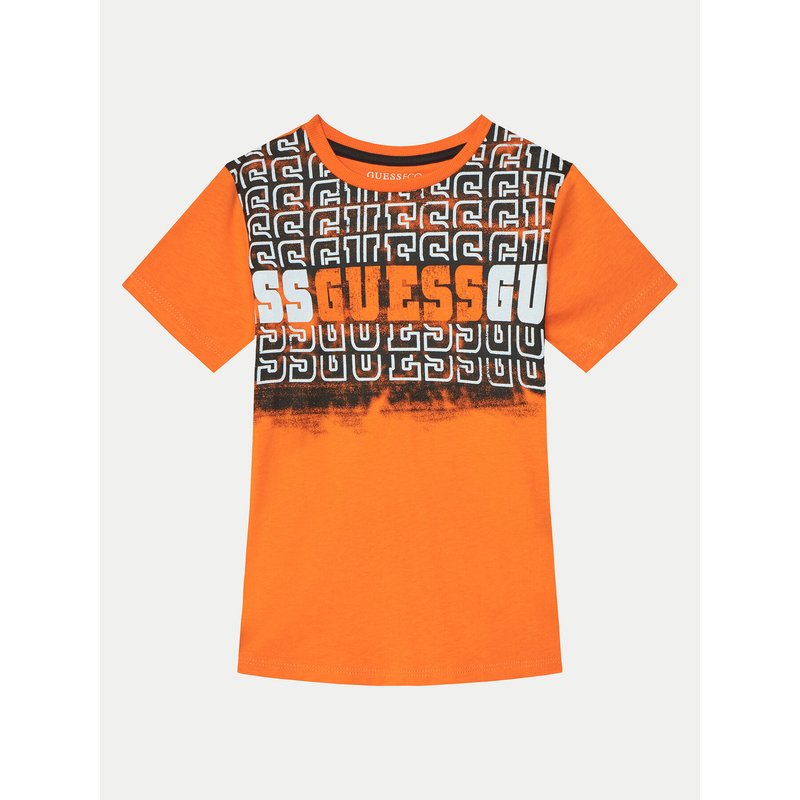 Guess T-Shirt L5RI23 K8HM4 Orange Regular Fit