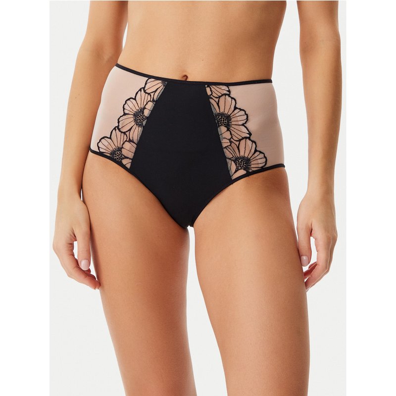 Chantelle Klassischer Damenslip mit hoher Taille Lush C22OC5 Schwarz