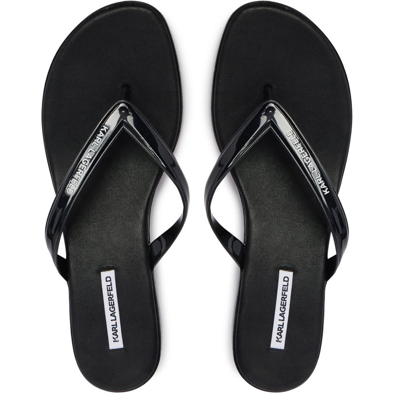Zehentrenner KARL LAGERFELD Jelly Heel KL83006 Schwarz