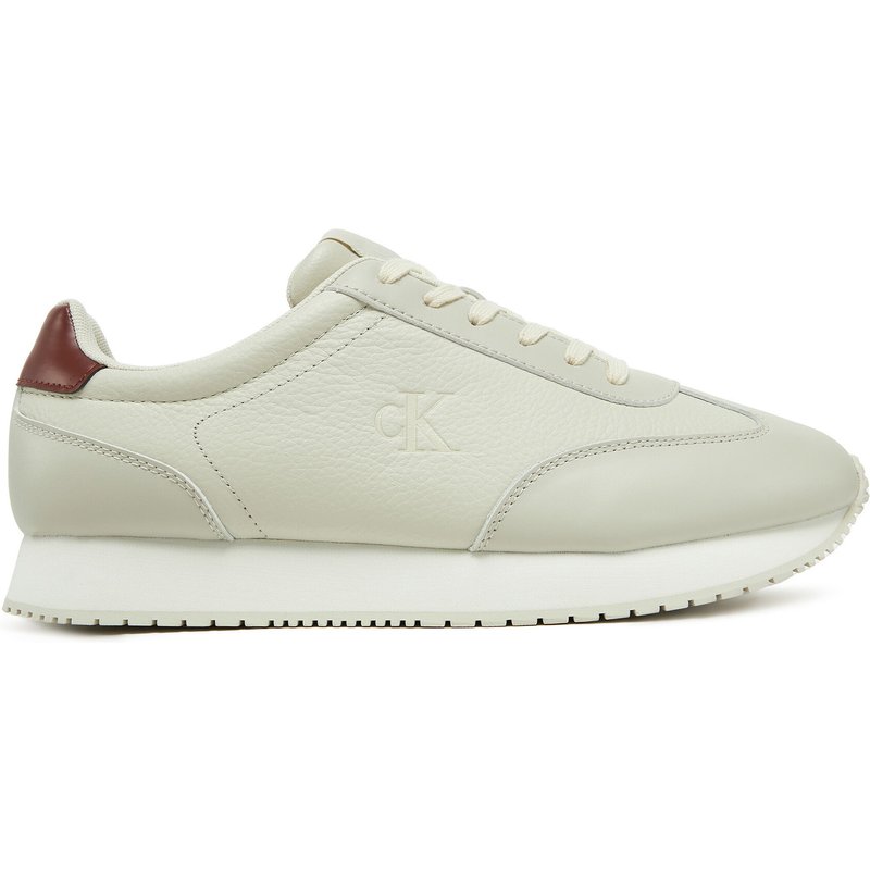 Sneakers Calvin Klein Jeans Runner Laceup Tc YM0YM01187 Beige