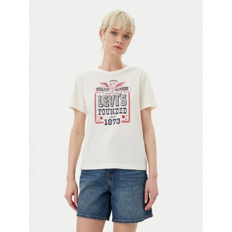 Levi's® T-Shirt A8802-0041 Weiß Standard Fit