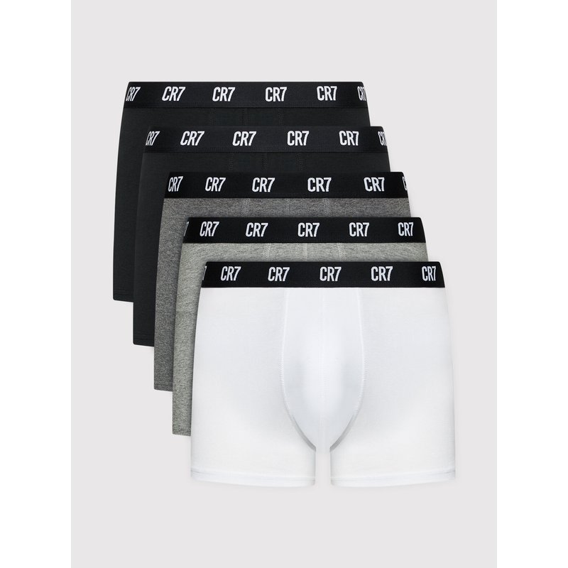 Cristiano Ronaldo CR7 Boxershorts-Set Basic Trunk 5-Pack 8106-49-2400 Grau