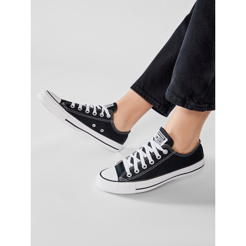 Sneakers aus Stoff Converse Chuck Taylor All Star Ox M9166C Schwarz