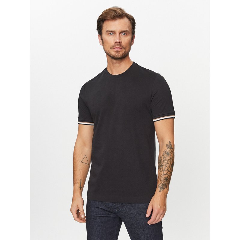 Boss T-Shirt Thompson 04 50501097 Schwarz Regular Fit