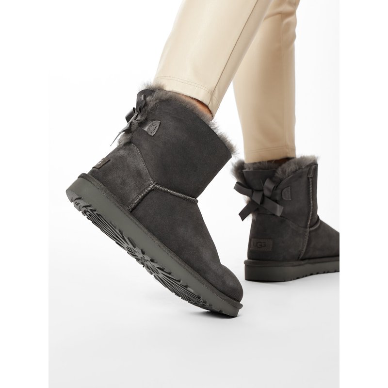 Schneeschuhe Ugg W Mini Bailey Bow II 1016501 Grau