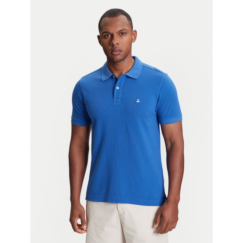 United Colors Of Benetton Poloshirt 3089J3179 Blau Regular Fit