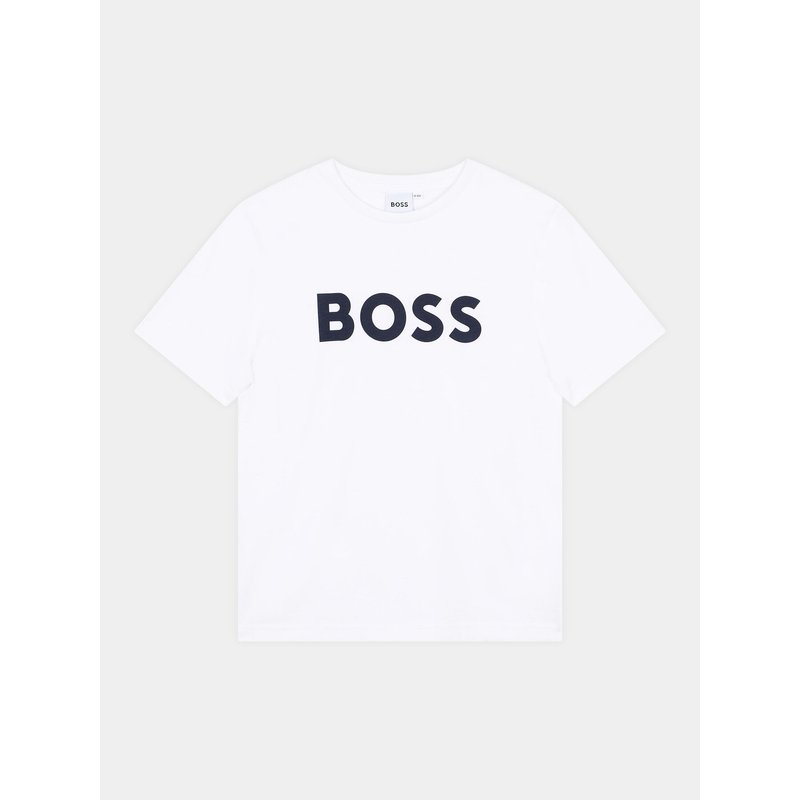 Boss T-Shirt J25P24 S Weiß Regular Fit