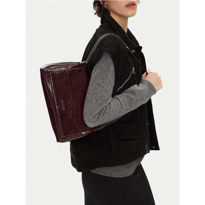 Handtasche Badura C-AILA-LDA7951 Dunkelrot