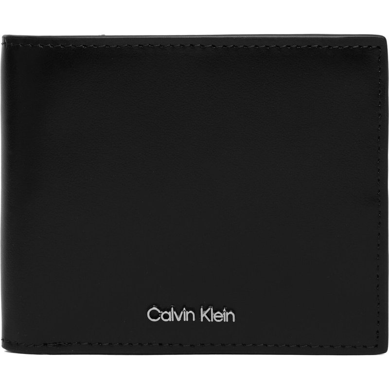 Geldbörse Calvin Klein Raised Ew Bill Fold W/ Coin LV04D1163G Schwarz