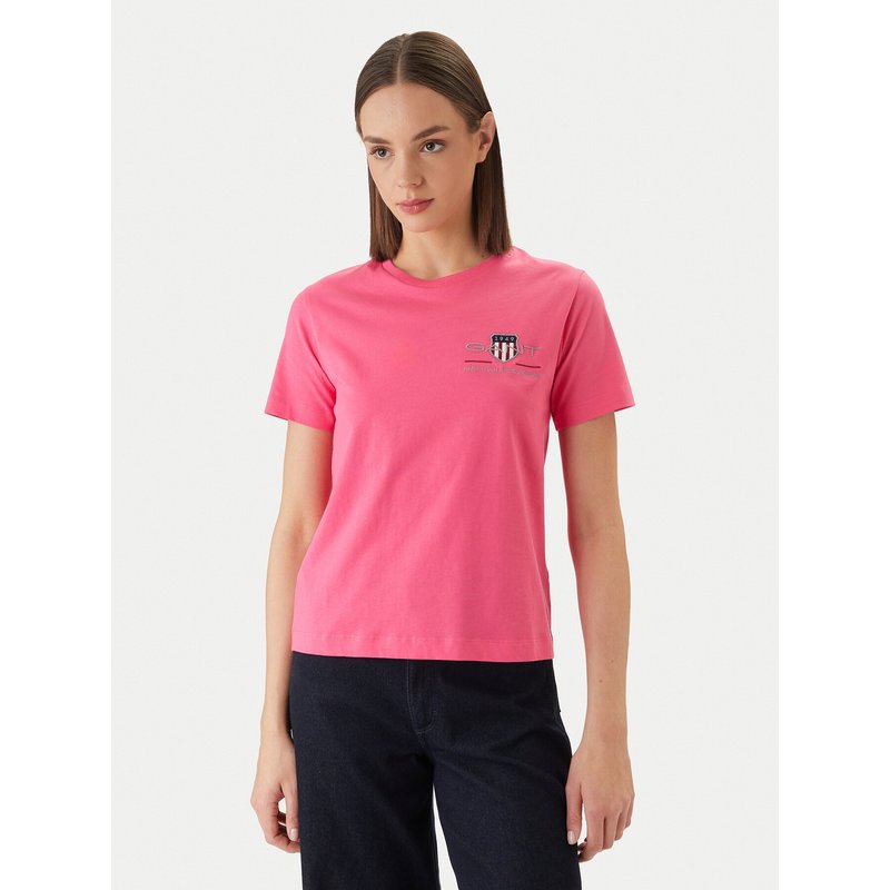 Gant T-Shirt 4200277 Rosa Regular Fit
