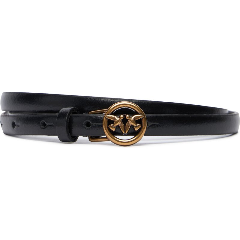 Gürtel PINKO Thin Belt H1 20252 PLT11 05481.A2QP Schwarz