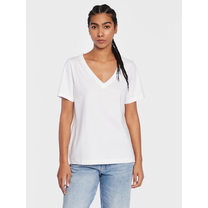 Calvin Klein T-Shirt Smooth K20K205338 Weiß Regular Fit