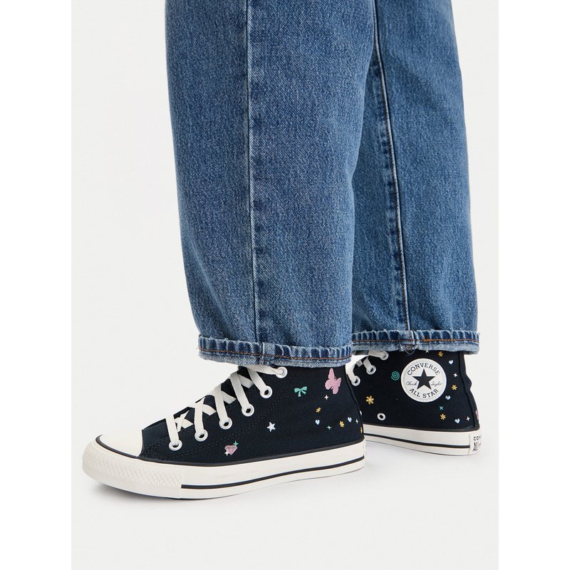 Sneakers aus Stoff Converse Chuck Taylor All Star Doodles A15508C Schwarz