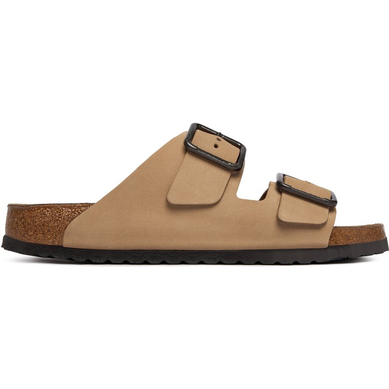 Pantoletten Birkenstock Arizona Wire Buckle 1031627 Beige