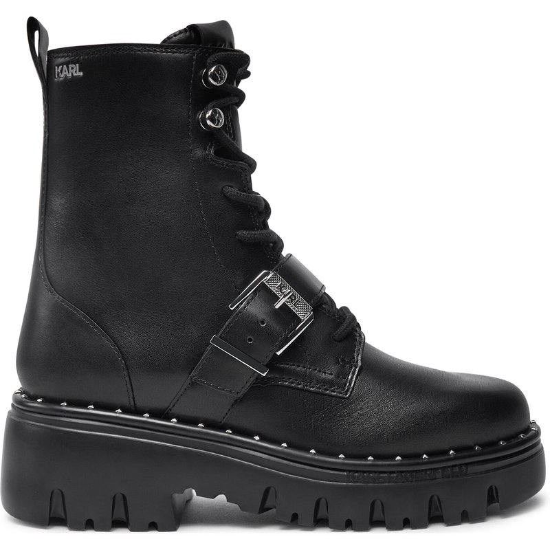 Schnürstiefeletten KARL LAGERFELD KL45354 Schwarz