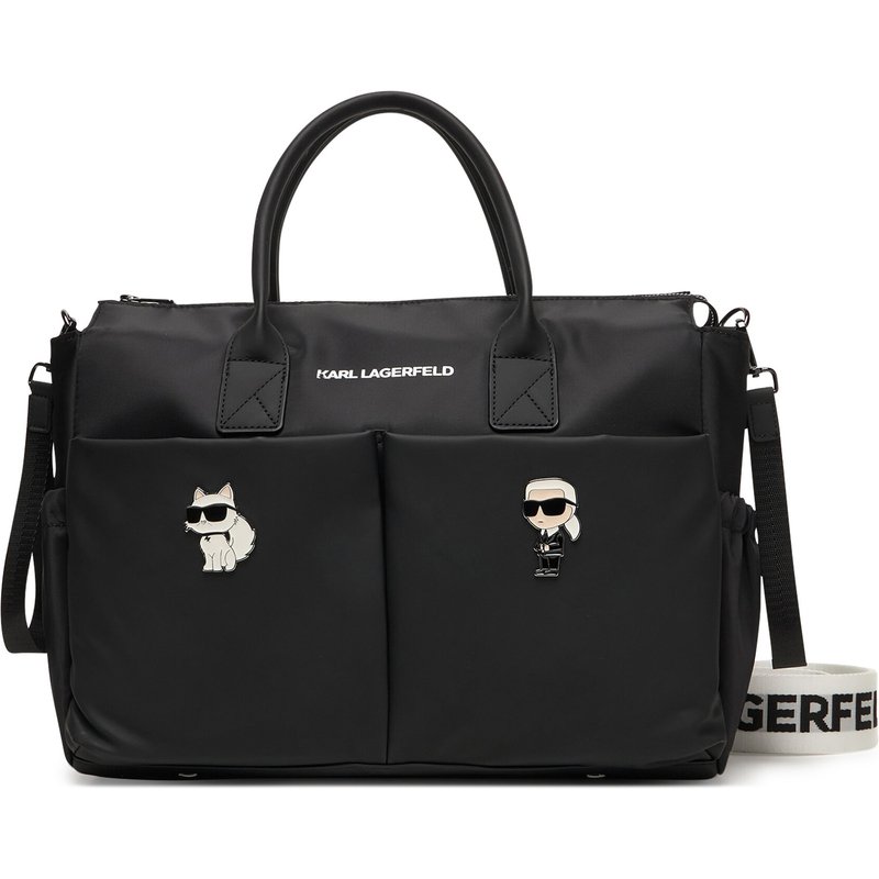 Kinderwagentasche Karl Lagerfeld Kids Newborn D2 Z31194 Schwarz